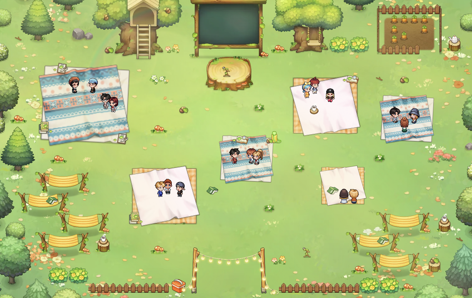 Immersive virtual campus with shared spaces for online learning and collaboration