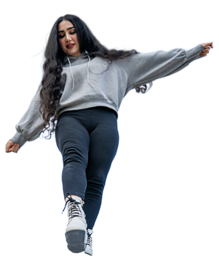 Student participating in democratic school decision-making and collaborative learning