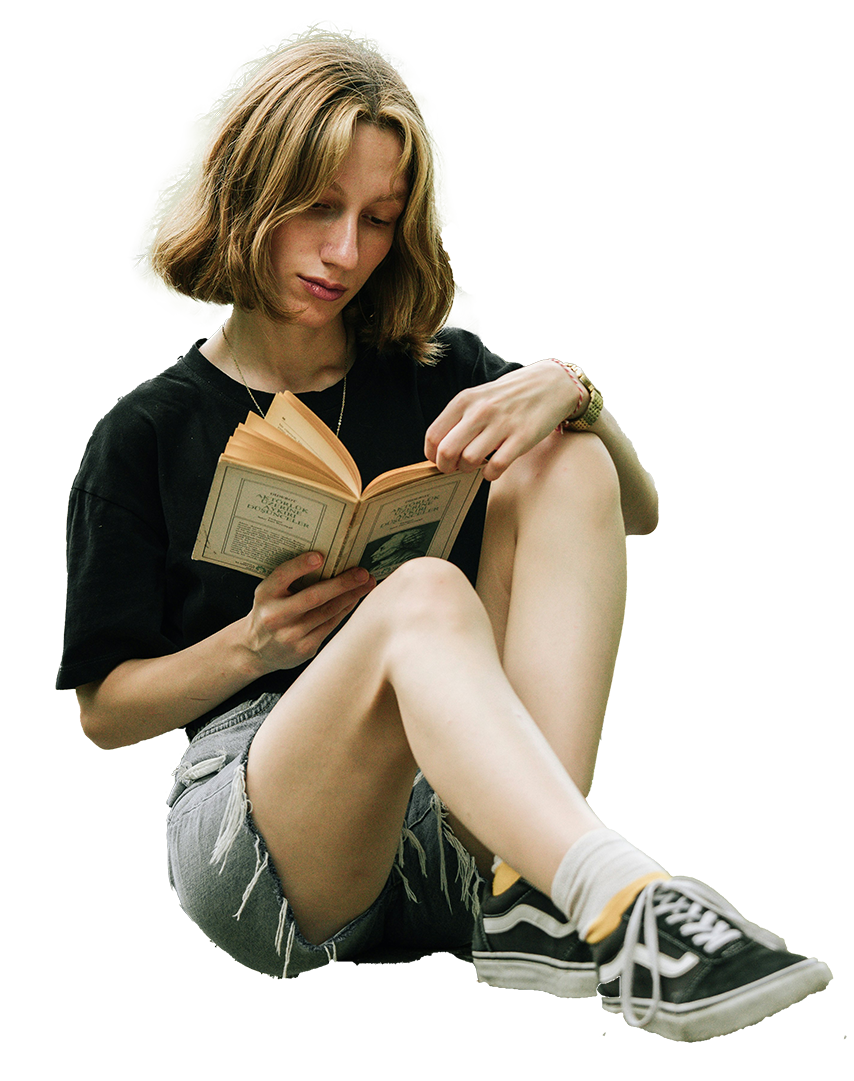 Teen sitting